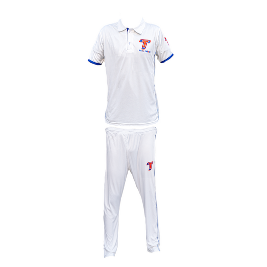 White Playing Kit Half Sleeves